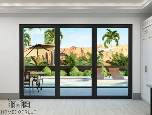 Aluminum Sliding Door 108″Wx96″H Sliding