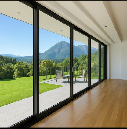 Aluminum Sliding Door 168″Wx96″H