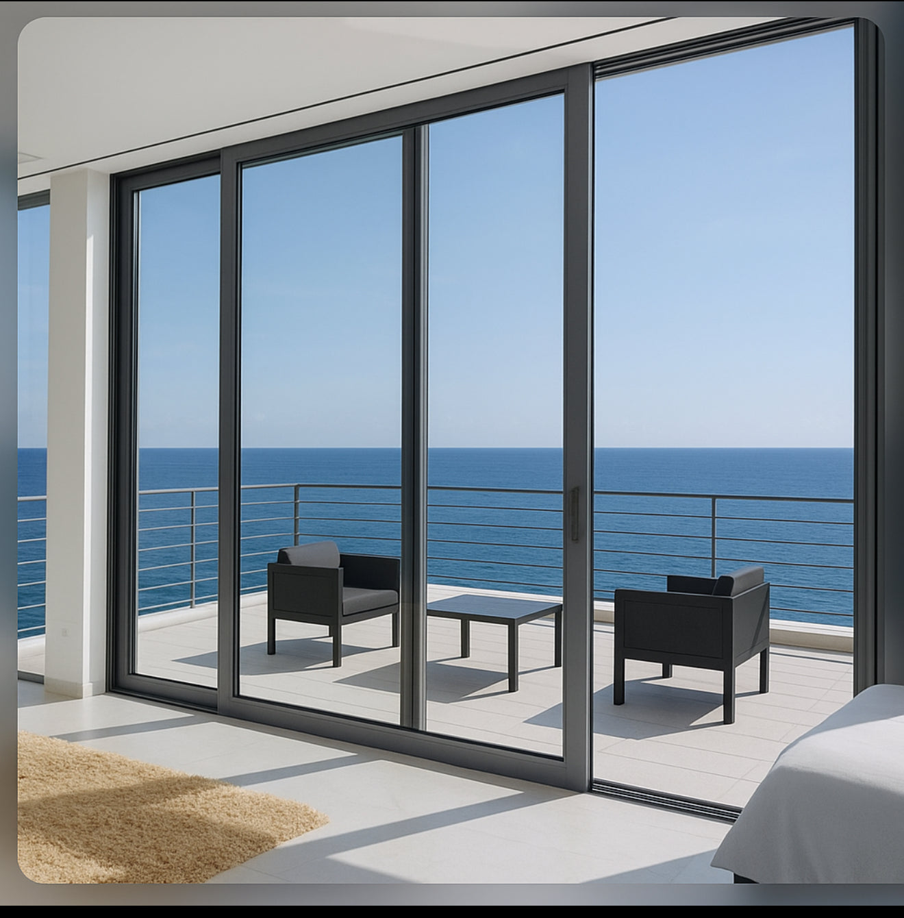 Aluminum Sliding Door 192"WX96"H