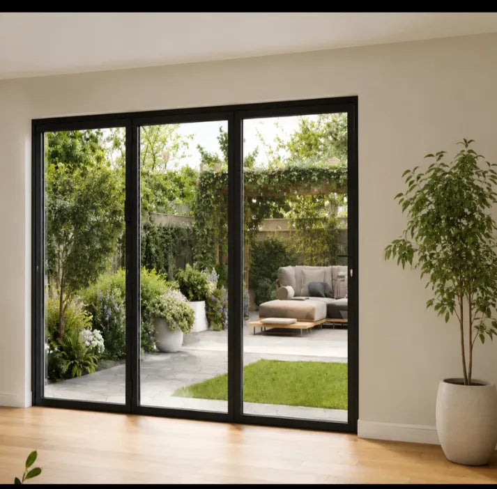 Aluminum sliding patio door 120W x 96H