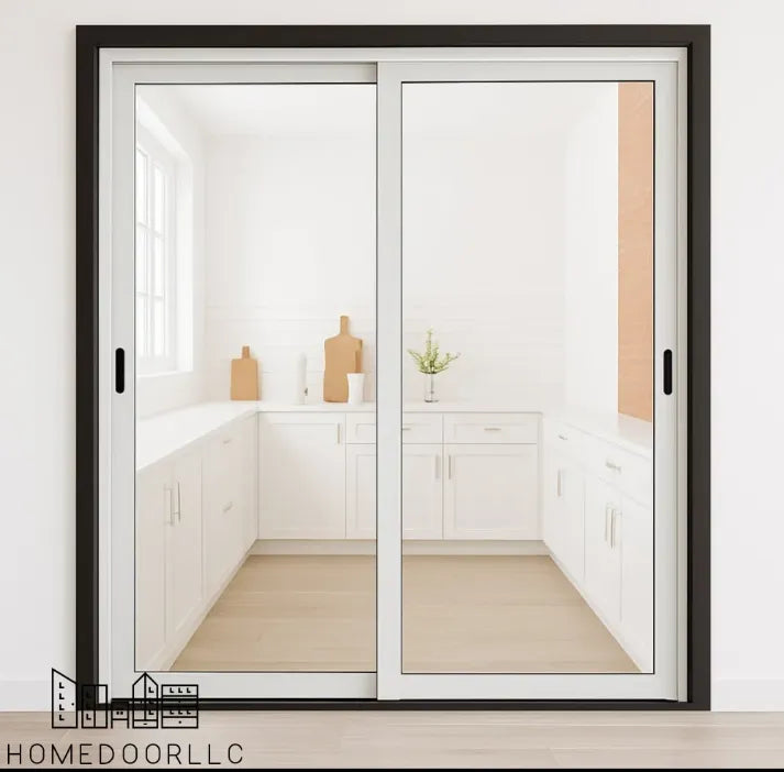 60 x 80 inch aluminum sliding glass door