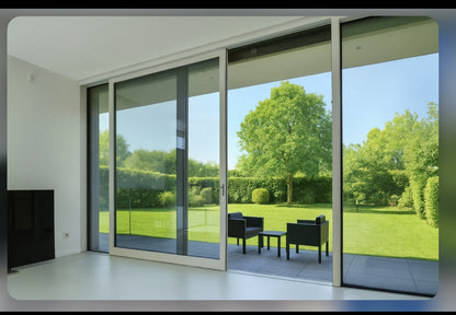 Aluminum Sliding Door 168″Wx96″H