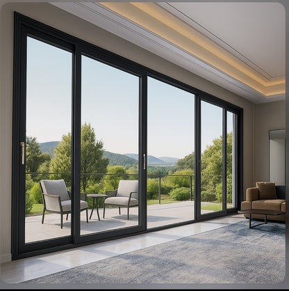 Aluminum Sliding Door 192"WX80"H