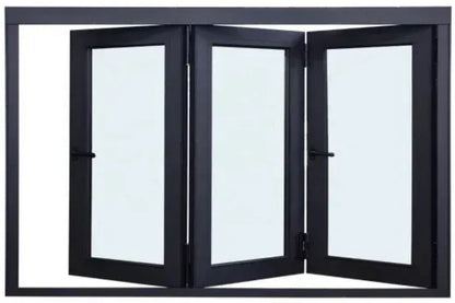Aluminum Bifold Window 48″Wx42″H – OUT SWING FROM EXTERIOR VIEW