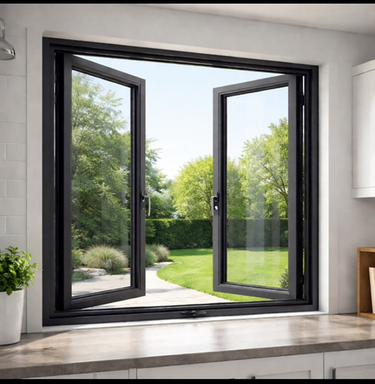 Aluminum Casement Window 42″Wx36″H