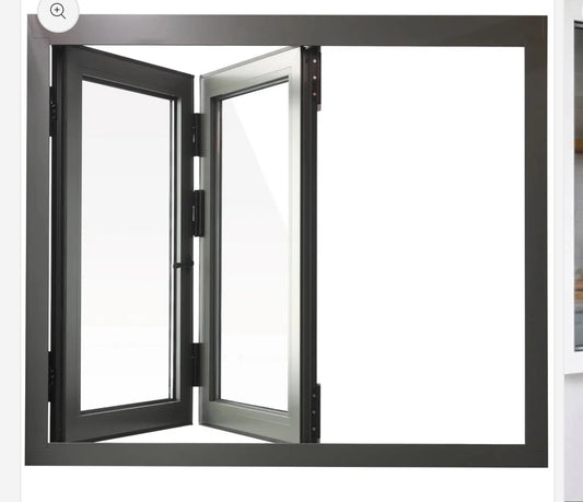 Aluminum Bifold Window 42″Wx36″H – OUT SWING FROM EXTERIOR VIEW