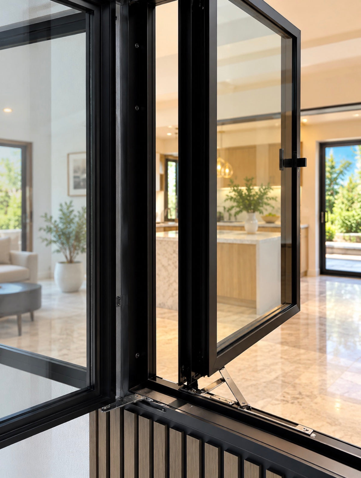 Aluminum Casement Window 42″Wx48″H