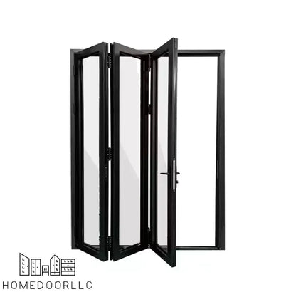 Aluminum bifold patio door 72W x 80H exterior view