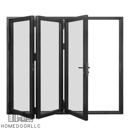 96W x 96H aluminum bifold door out swing 