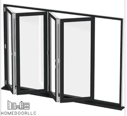 Aluminum Bifold Window 60″Wx36″H – OUT SWING FROM EXTERIOR VIEW