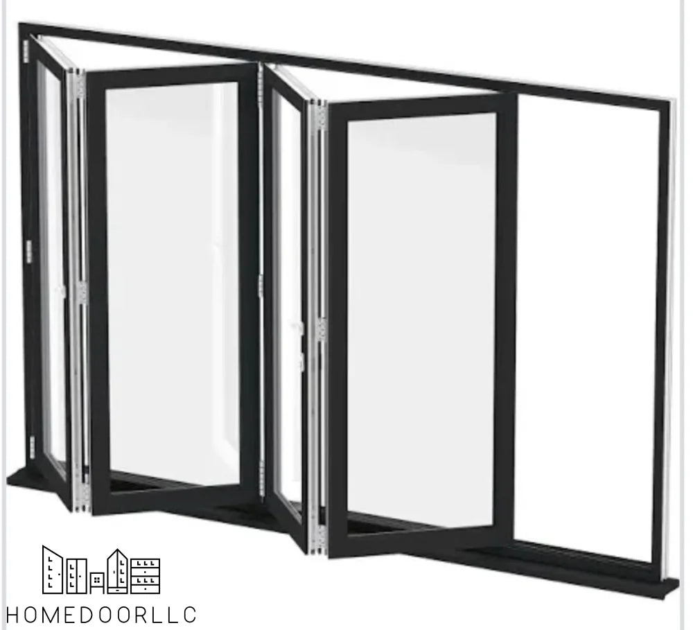 Aluminum Bifold Window 72″Wx48″H – OUT SWING FROM EXTERIOR VIEW