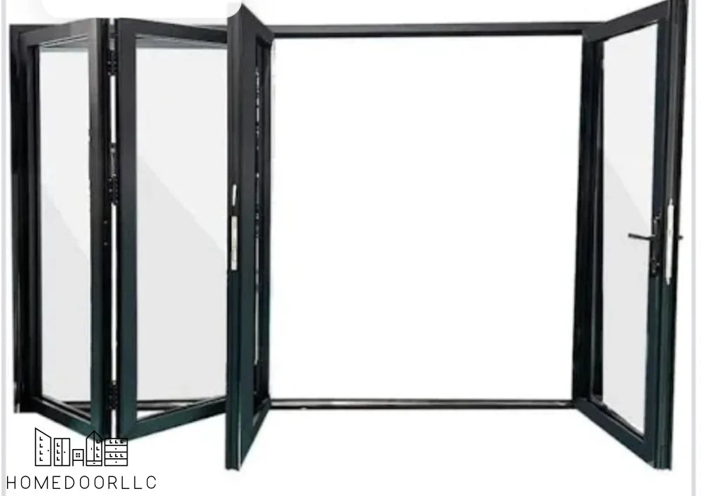 Aluminum Bifold Window 72″Wx48″H – OUT SWING FROM EXTERIOR VIEW