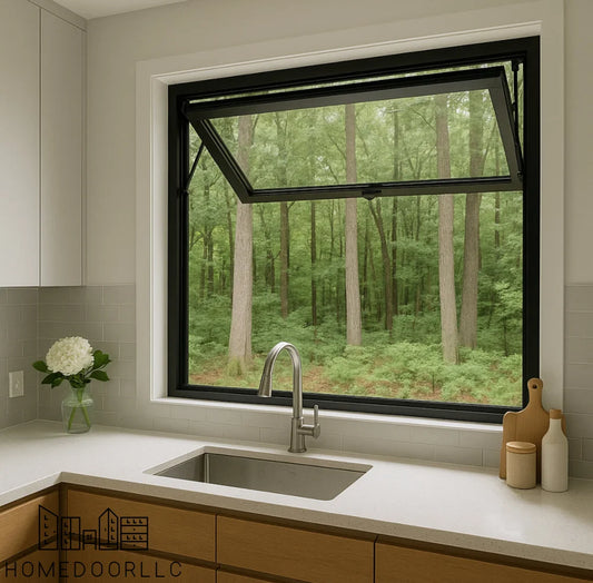 Aluminum Folding Up Window 48″Wx48″H Window