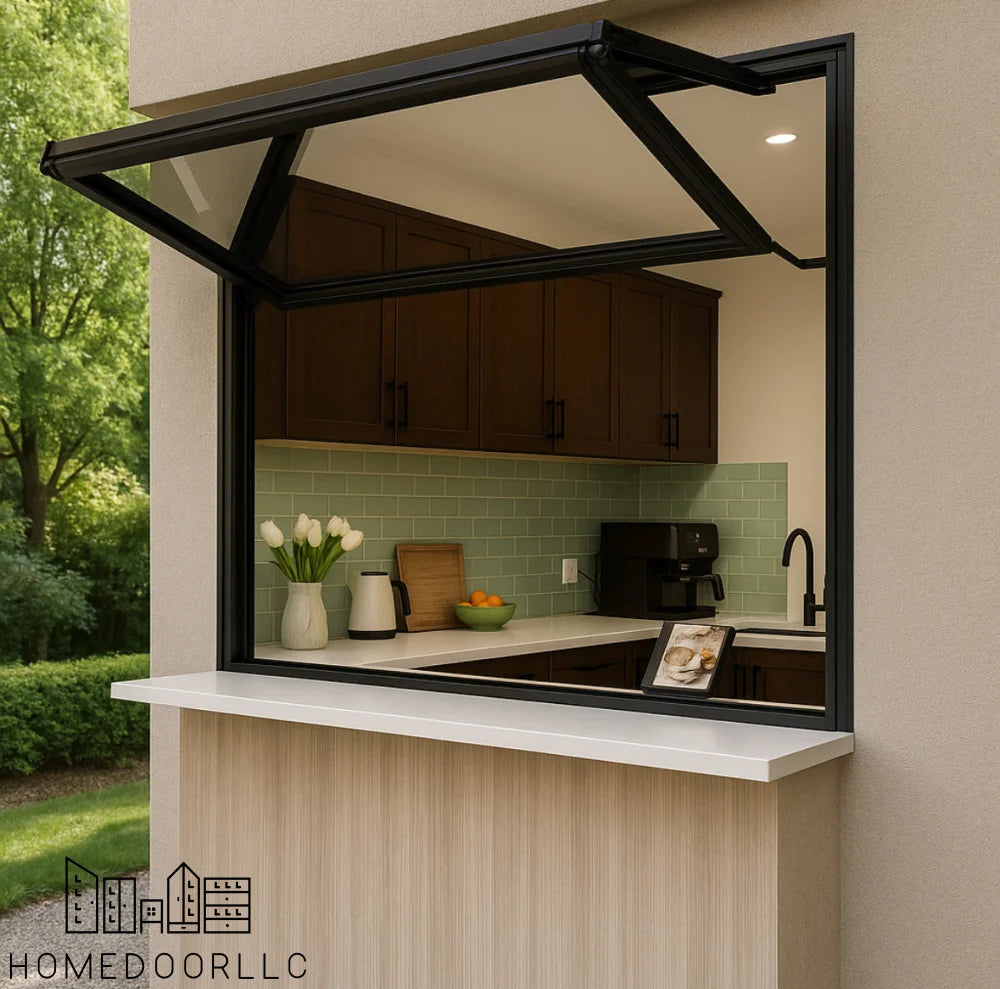 Aluminum Folding Up Window 72″Wx36″H Window