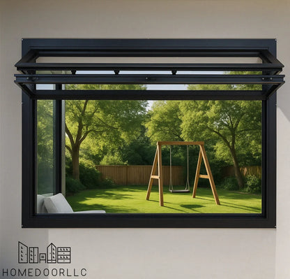 Aluminum Folding Up Window 96″Wx36″H Window
