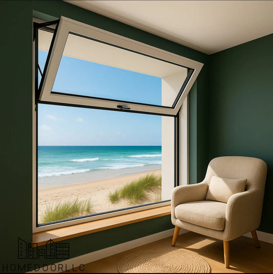 Aluminum Folding Up Window 96″Wx48″H Window