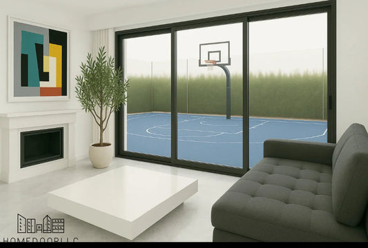 Aluminum Sliding Door 108″Wx96″H Sliding