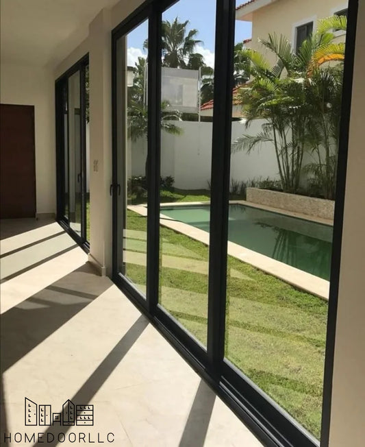 Aluminum Sliding Door 120″Wx80″H Sliding