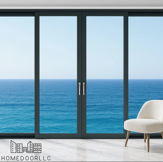 Aluminum Sliding Door 120″Wx96″H Sliding