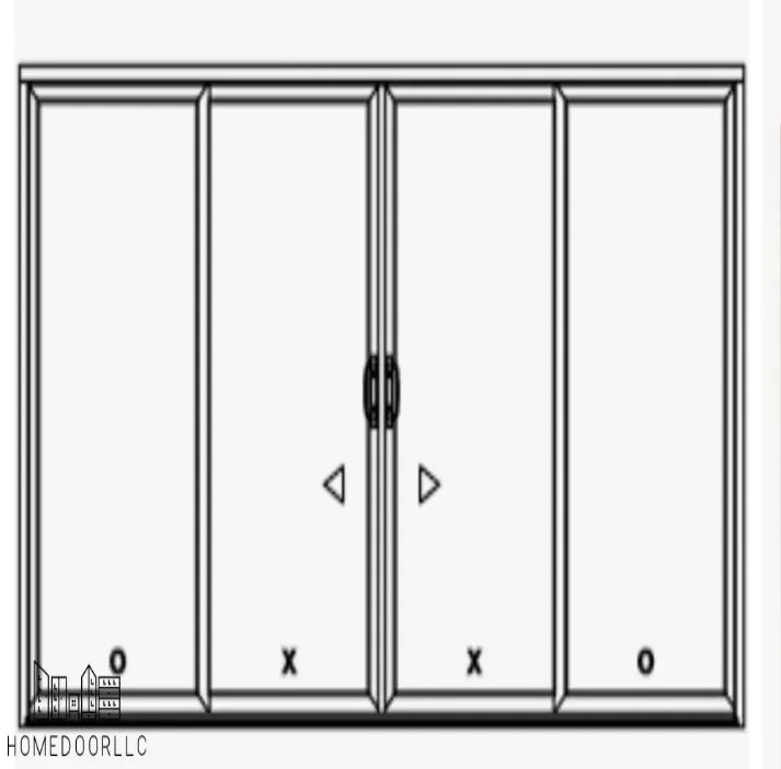 Aluminum Sliding Door 192"WX80"H