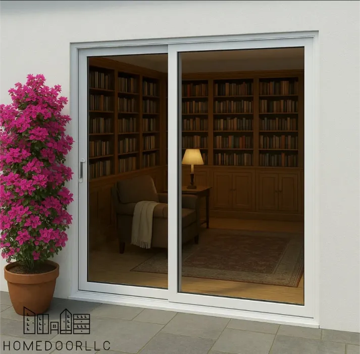 72W x 80H aluminum sliding door