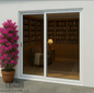 72W x 80H aluminum sliding door