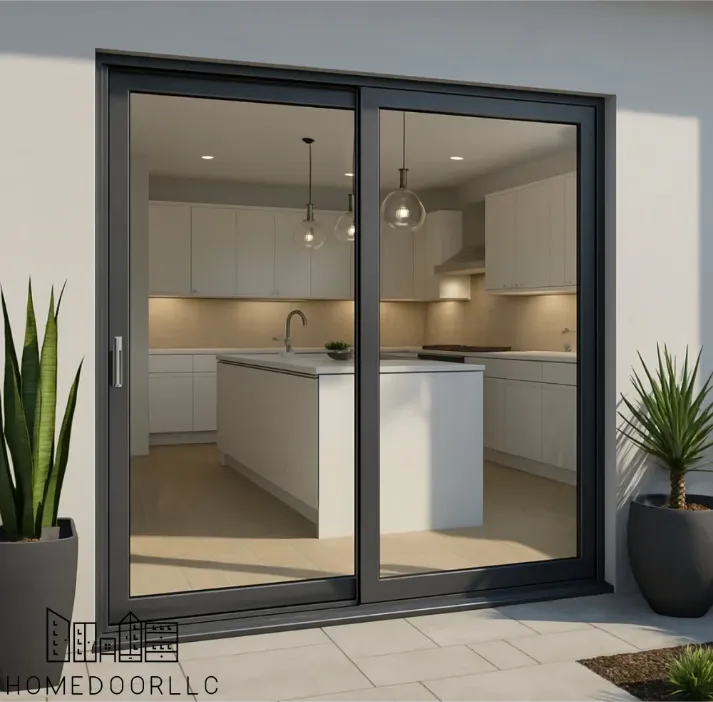 72 x 80 inch aluminum sliding glass door