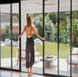 192W x 80H aluminum sliding door