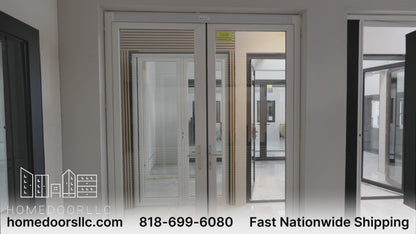 Aluminum French Door 42″Wx96″H